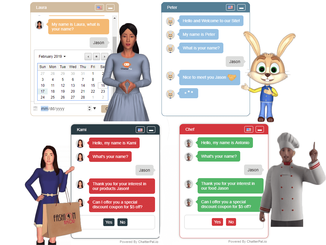 3D Chat Agent